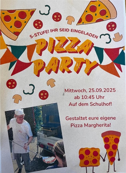 Pizza-Party in der S-Stufe